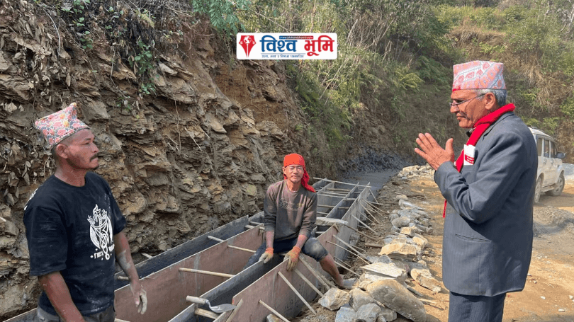 गाईघाट देखि गल्याङ सम्म सरर वाटो चल्नेछ-केदार सिग्देल (फोटो फिचर सहित)